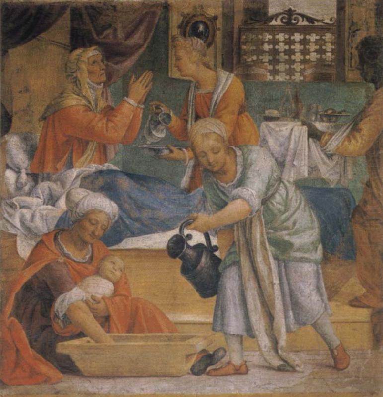 Birth Maria, LUINI, Bernardino